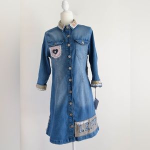 LEFT Patchwork coat /Dress -s10